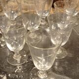 10 verres à vin ancien