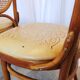 Set of 4 Vintage Bentwood Dining Chairs: Cane Back, Leather Seat, Thonet St