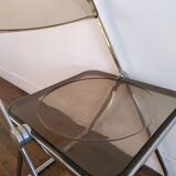 Pair of 'Plia' chairs by Piretti for Castelli