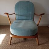Vintage Ercol Windsor armchair in beech