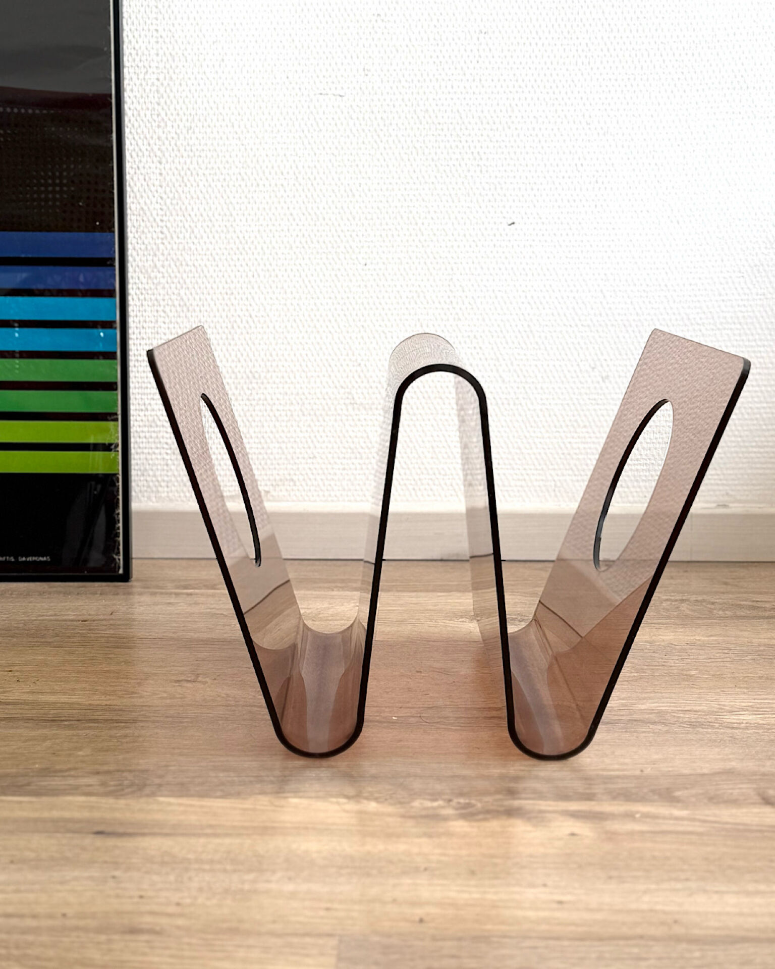 Magazine rack by Michel Dumas