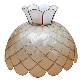 Abat day mother-of-pearl and brass