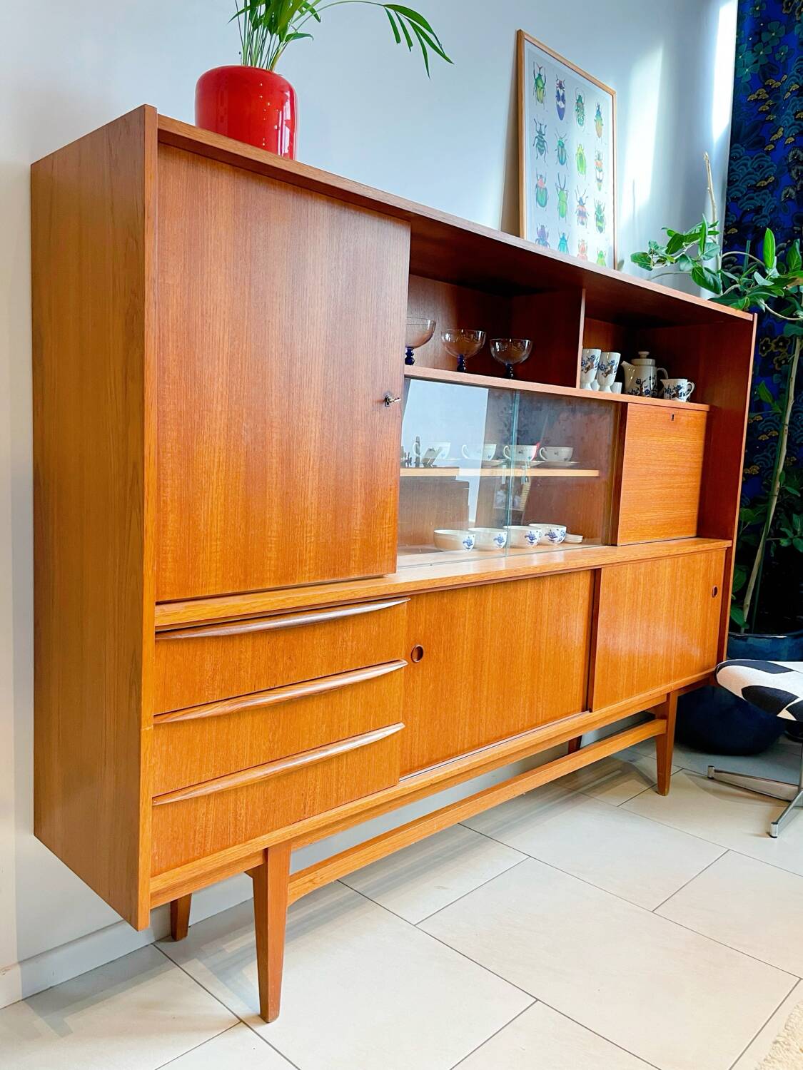 Teak sideboard – Deutsche Möbel – 1960s