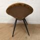 Vintage round tripod chair, 60s