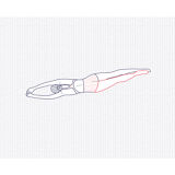 Illustration A4 naiade no. 8/8 brittany bather sea