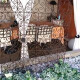 Wrought iron screen
