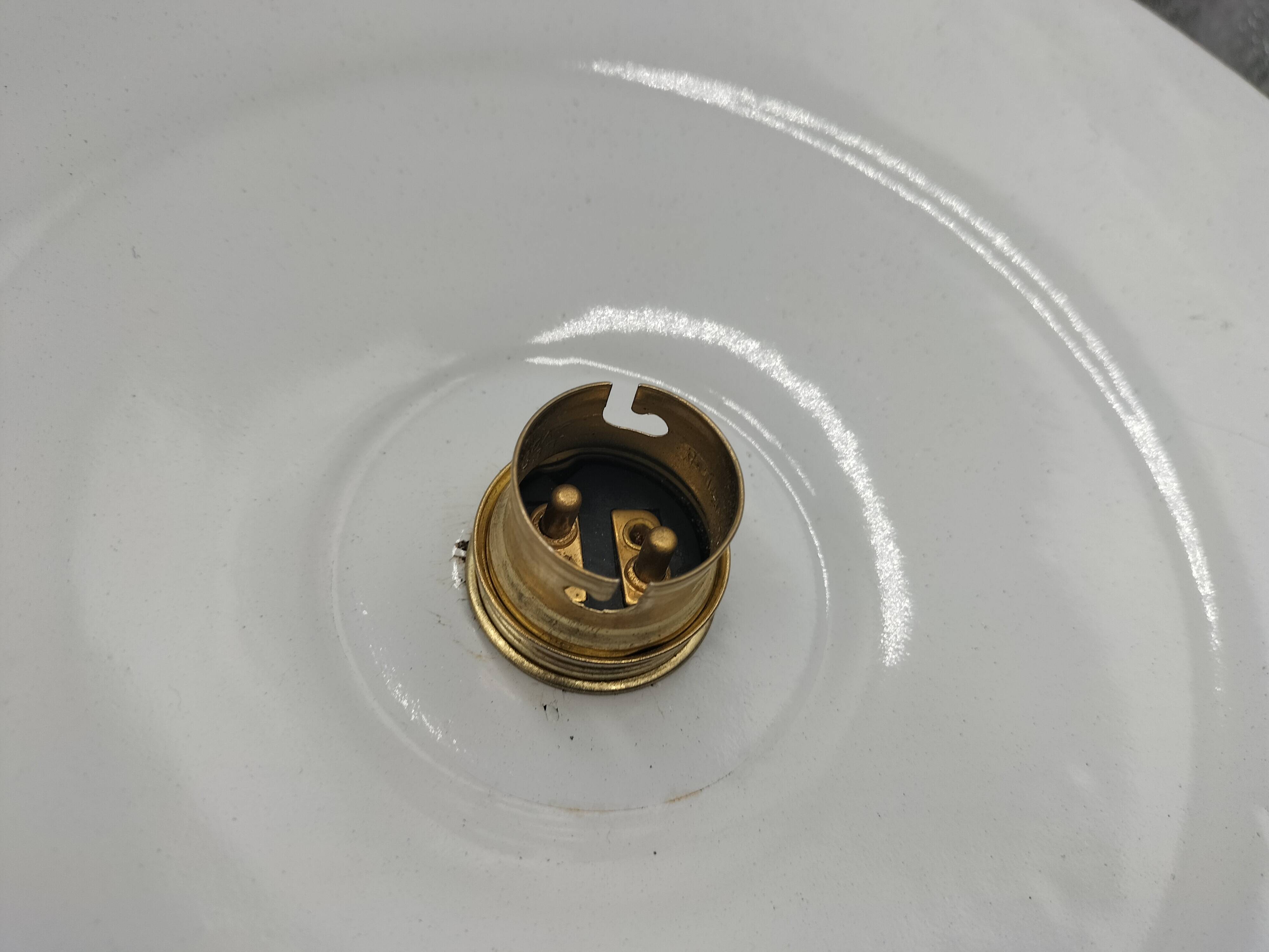 Set of 3 enameled sheet metal pendants