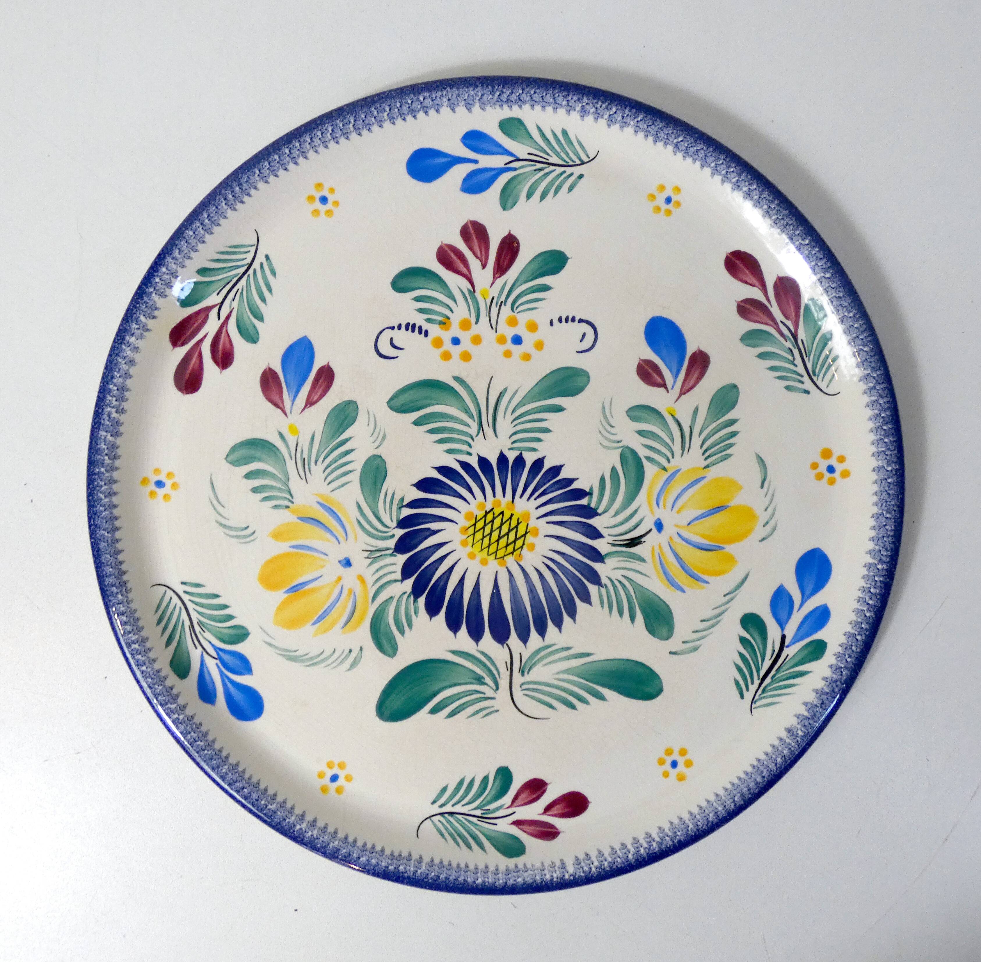Quimper pie dish