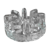 Dessous de plat en cristal chauffe-plat photophore