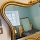 Vintage gold baroque mirror – 107 × 83 cm – authentic