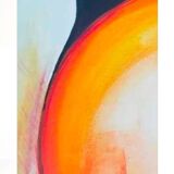 Hand painted abstract painting