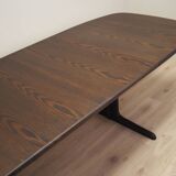 Table en chêne, design danois, années 1970, fabricant : Skovby