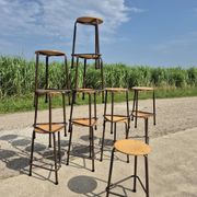 Vintage 56 cm tripod school stool 1970s 1980s (more on stock)