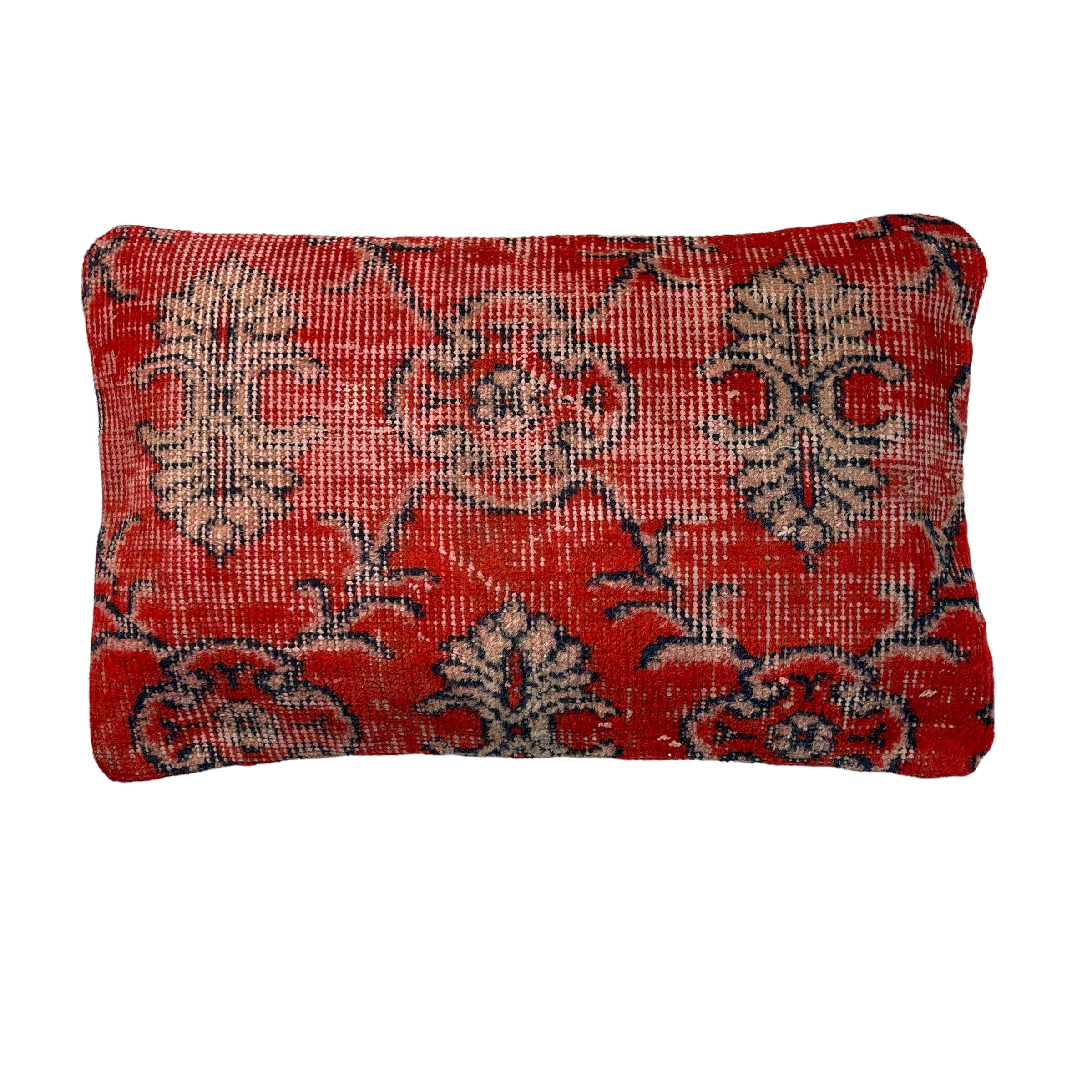 Vintage turkish rug cushion cover , 30 x 50 cm