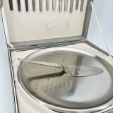 Vintage Carl Auböck Morinox Dessert Set cutlery, Tableware, Italy, 1950s