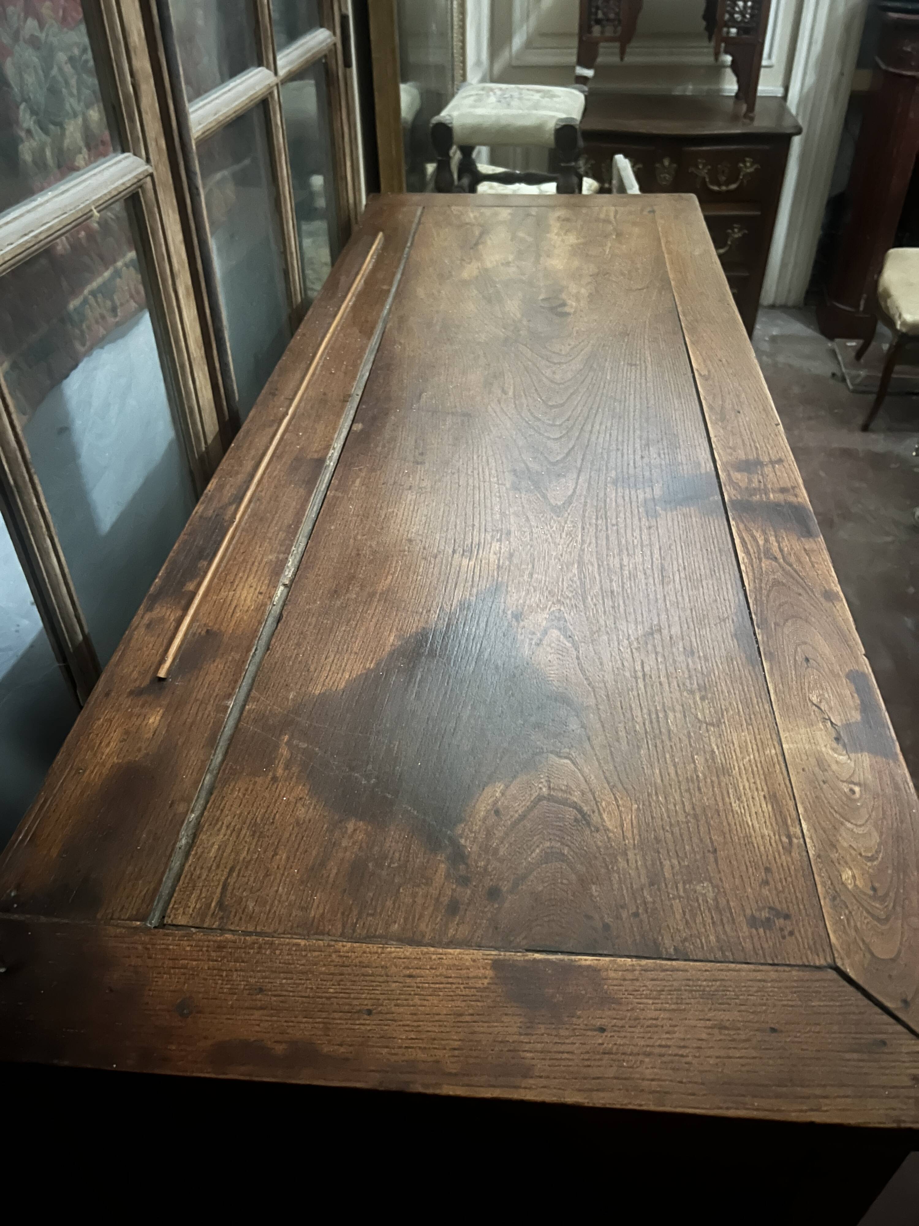 Parisian buffet in solid ash from the 19th century