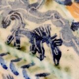 Grand plat Art brut
