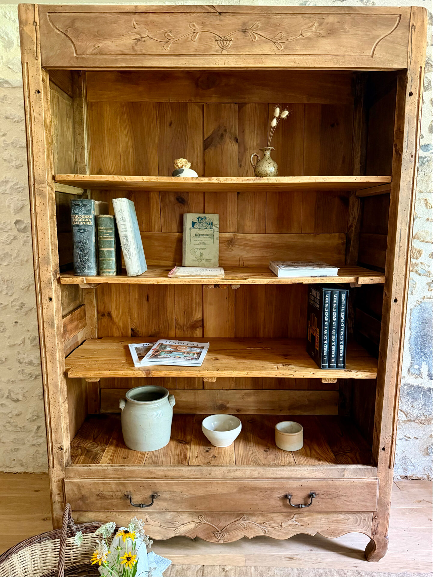 Renovated wooden library