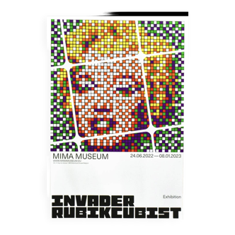 Invader streetart marilyn monroe warhol poster