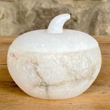 white alabaster lidded box