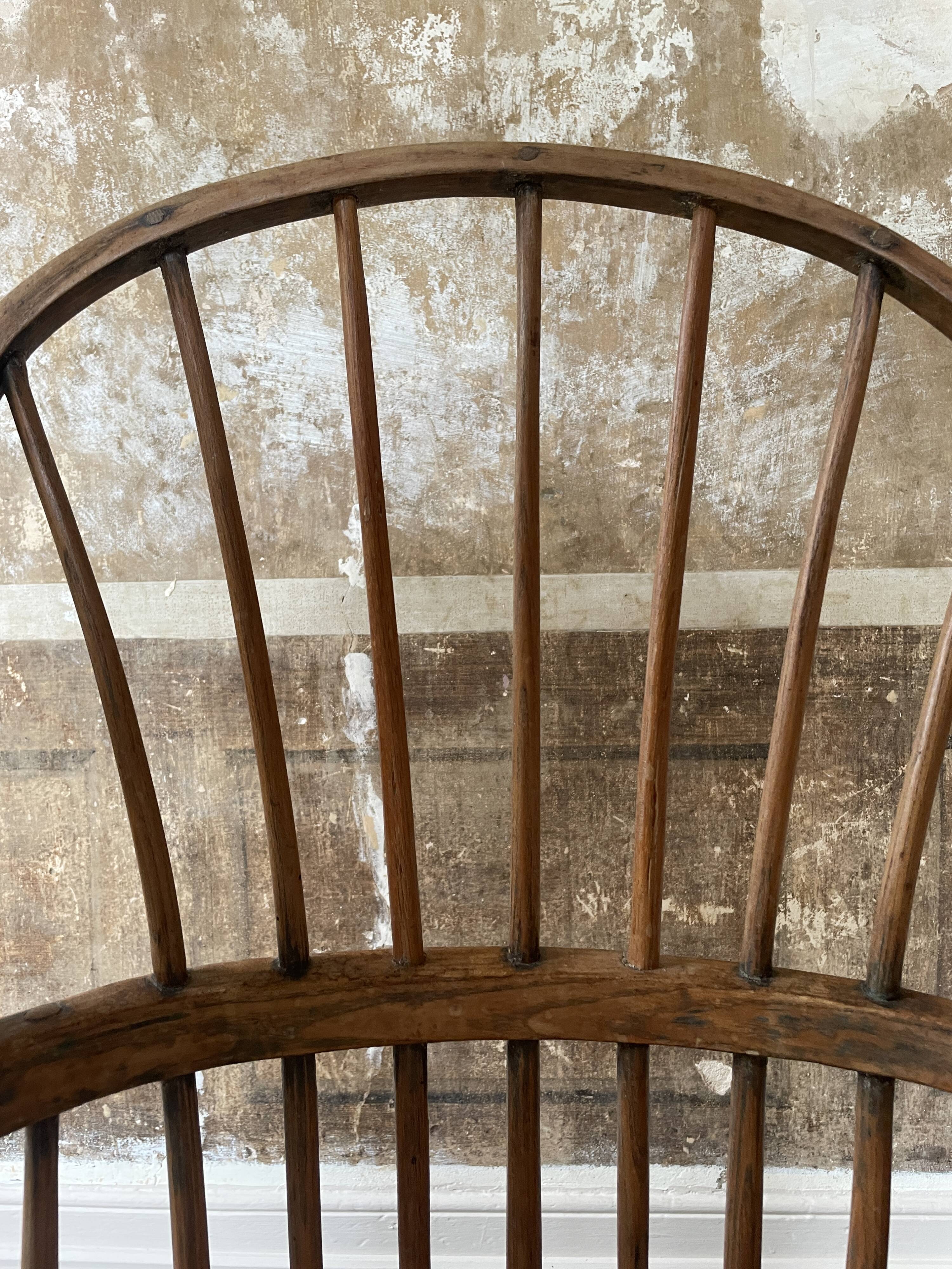 18th / Early 19th Century English Vernacular Windsor Armchair | Primitive E