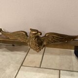 Rectangular brass mirror