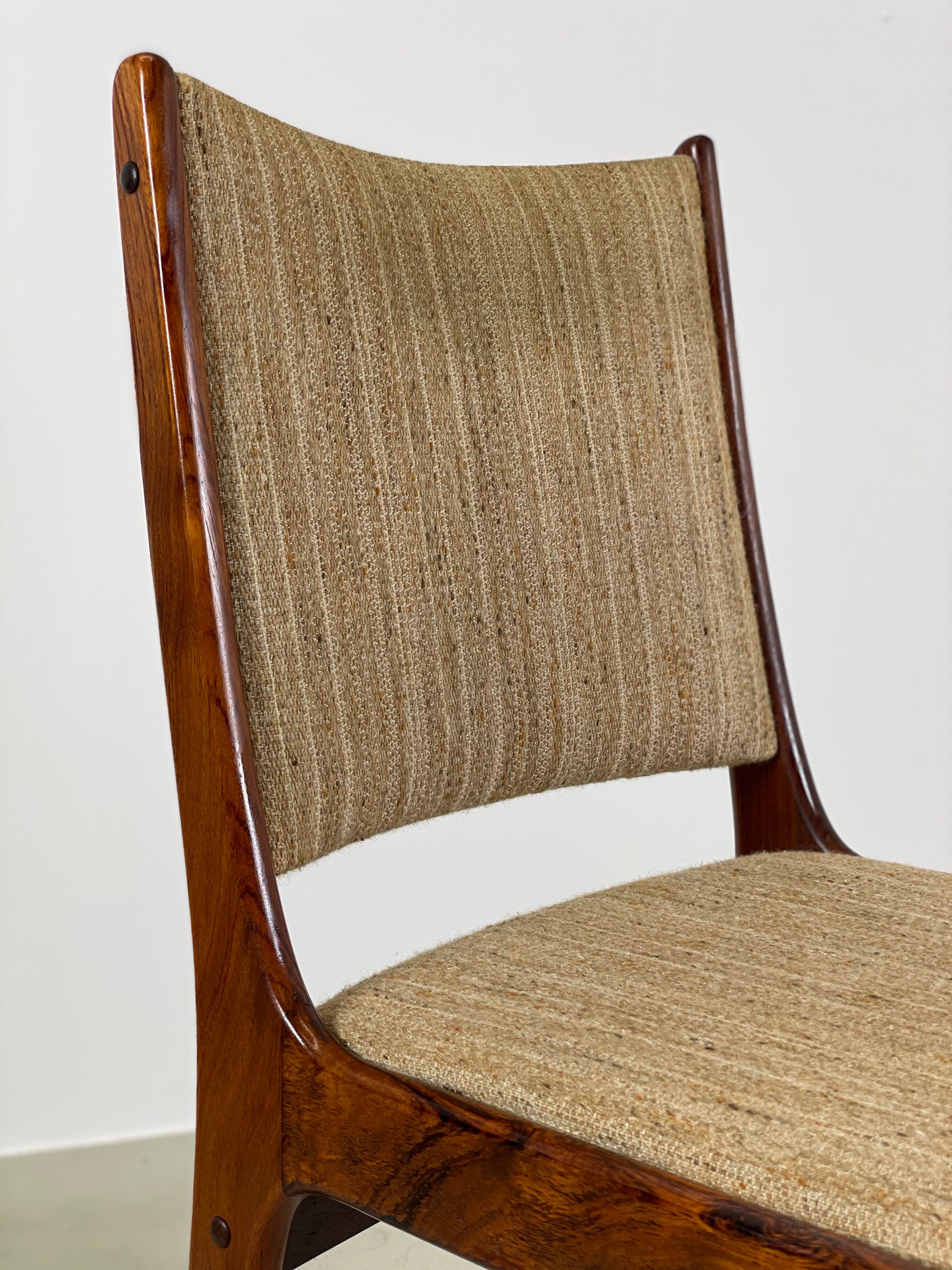Rosewood dining chair by Johannes Andersen for Uldum Mobelfabrik 1960s