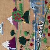 Broderie artisanale « Paradis terrestre »