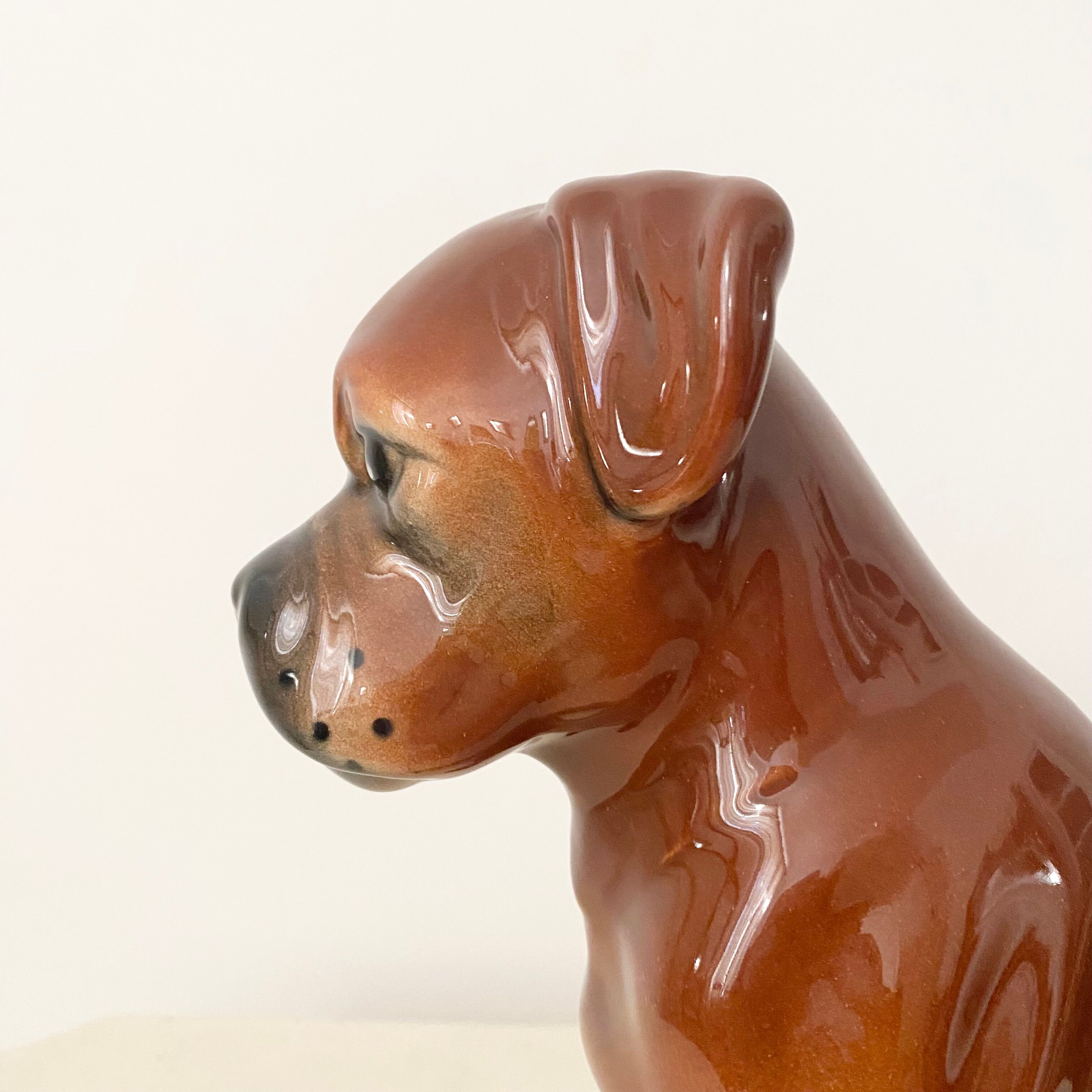 Vintage ceramic dog (st clement)