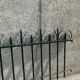 Set of 4 barriers old cloture iron grid