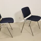 Pair of 2 vintage chairs DSC 106 by Giancarlo Piretti for Anonima Casteli 1965.Ref : CAT