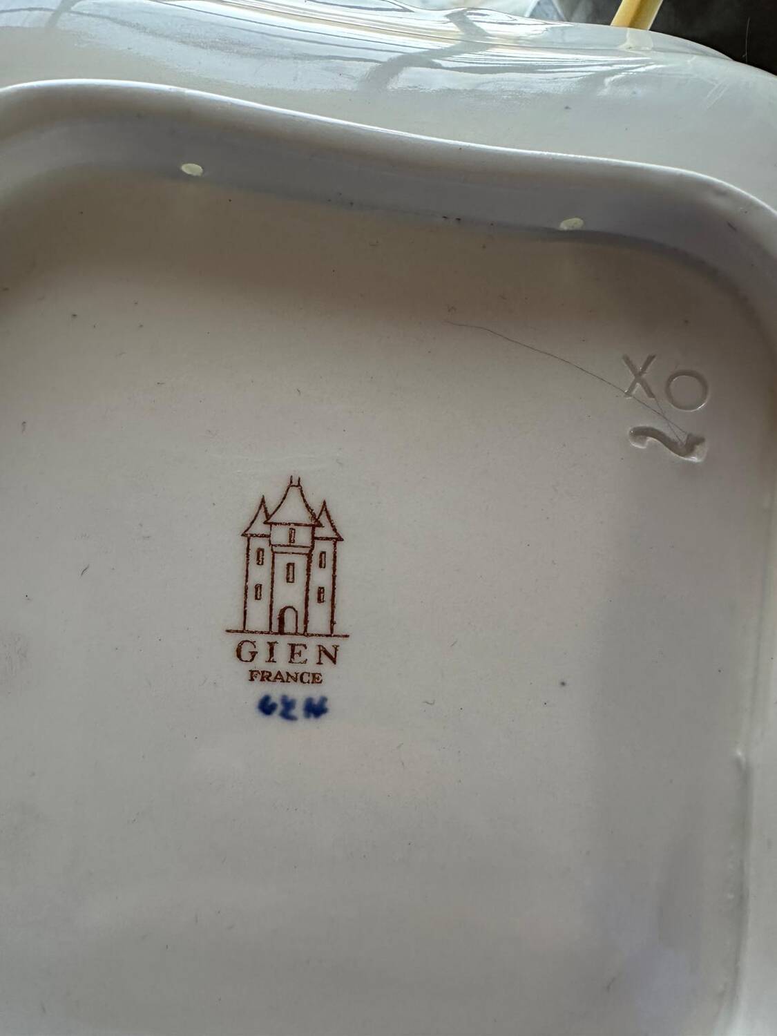 Gien earthenware bowl