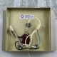 60s 70s wall lamp J.T. Kalmar Austria Ice Glass Wall Sconce Space Age