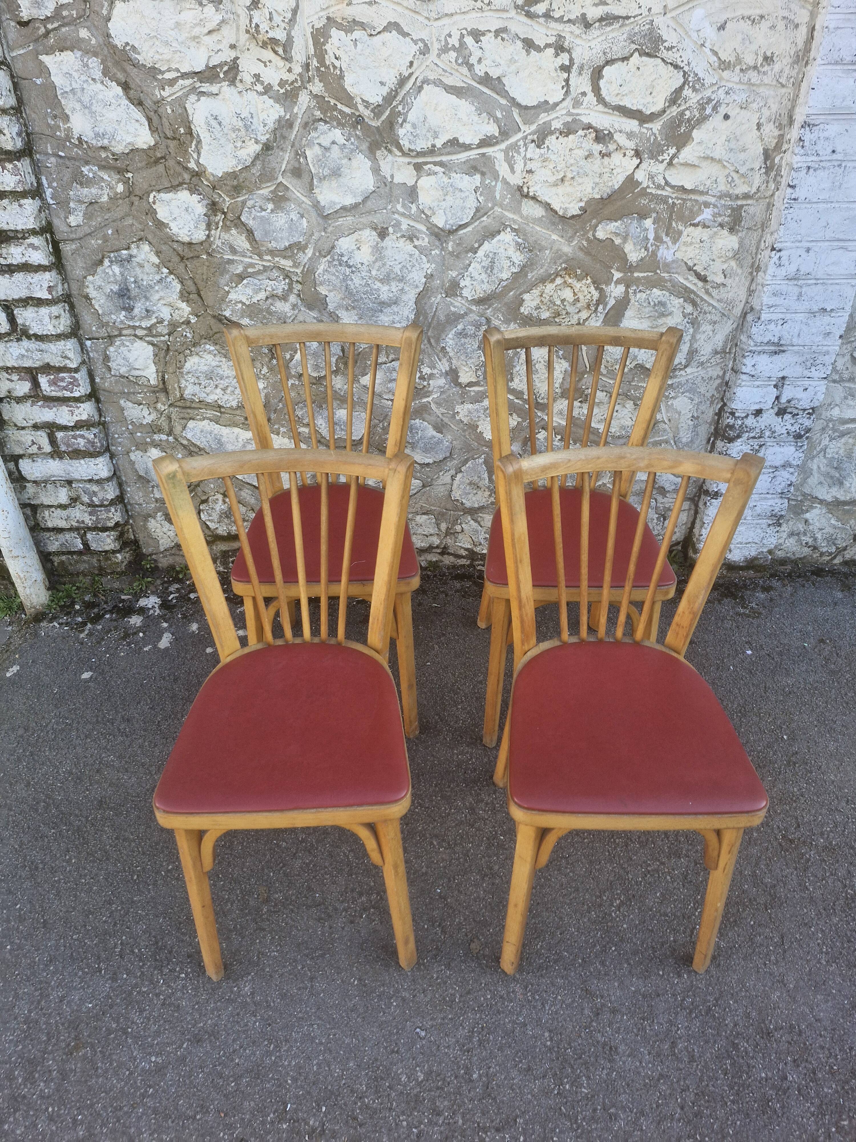 4 Baumann chairs