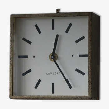 Lambert factory square wall clock