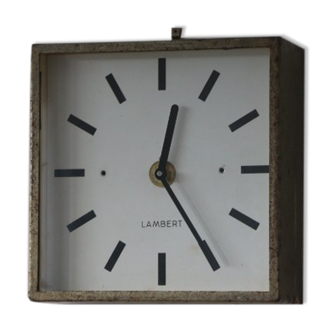 Lambert factory square wall clock