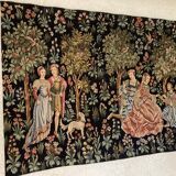 Tapestry of hallucinated gallant scene