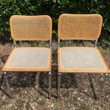 Pair of Marcel Breuer Cesca B32 chairs