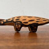 Vintage Australian Aboriginal Art Carved Wooden Animal Figurines, Set of 2