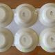 6 antique deep plates in pexonne faience (lorraine)