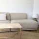Brass and marble coffee table