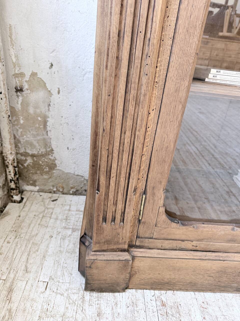 Enfilade display cabinet, solid oak, 1920.
