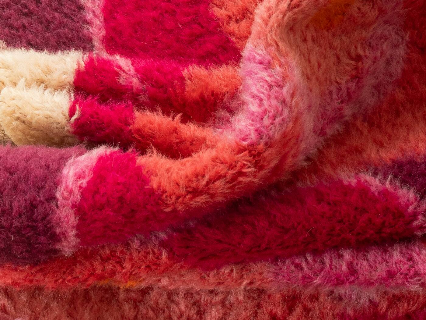 Desso Space Age carpet, 1970s, beige with berry tones