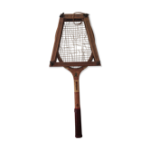 Vintage tennis racket with holding frame