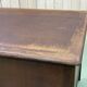60s English flat desk in oak