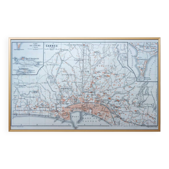 Imprimée en 1906, Cannes et sa Croisette.