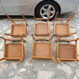 Set of six Scandinavian chairs