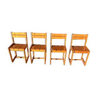 Solid pine chairs