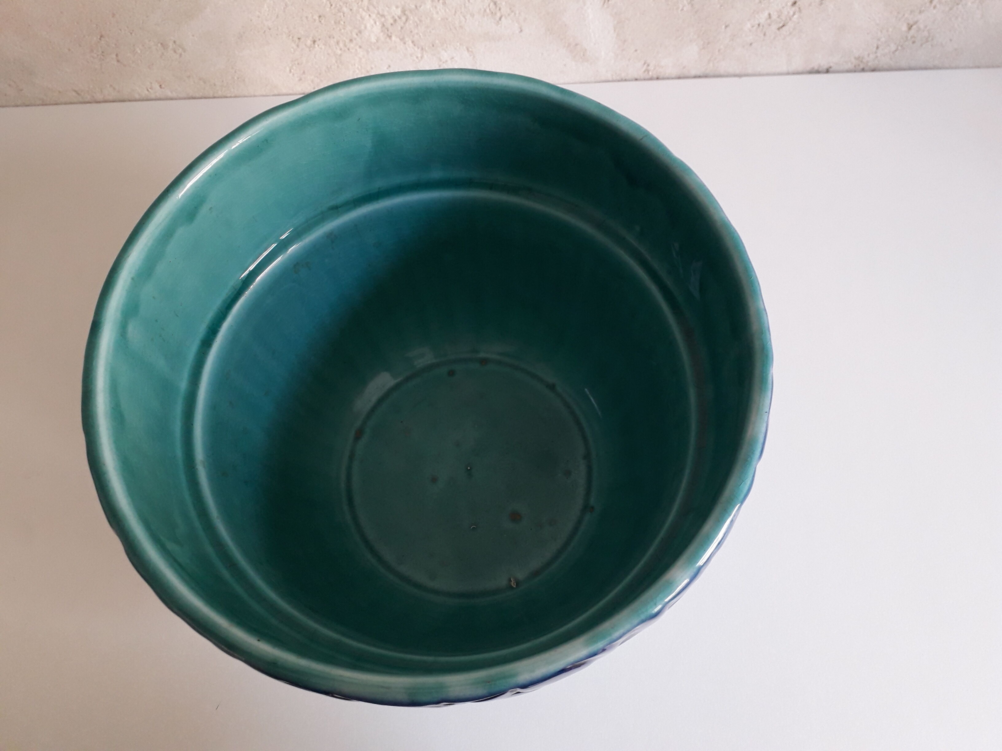 Art Deco Orchies splash pot cover