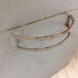 Vintage grey metal case "R"